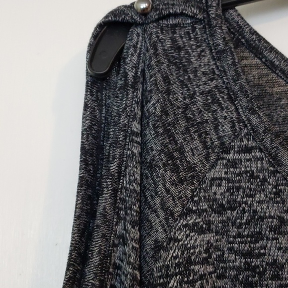 PerSeption Concept blk gray variegated top Women's Size XL - Picture 3 of 7